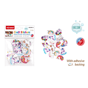 Stickers Goma Eva Unicornio