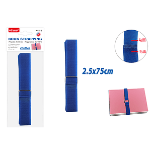 Banda para Libros con velcro Azul