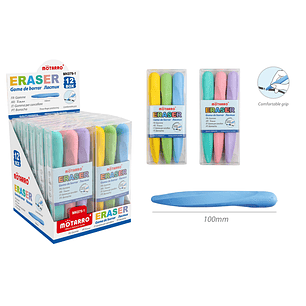 Goma de Borrar tres colores