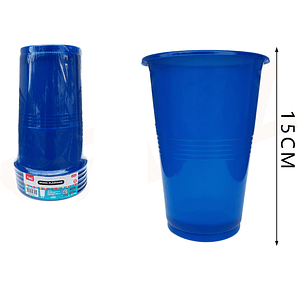 Vasos Plástico Azul 1000ML 6pcs