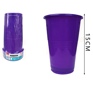 Vasos Plástico Morado 1000ML 6pcs