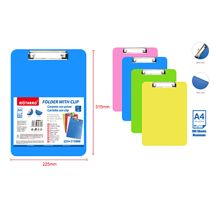 Tabla Colores Con Apretador A4