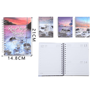 Agenda Con Espiral 2026 Paisaje A5