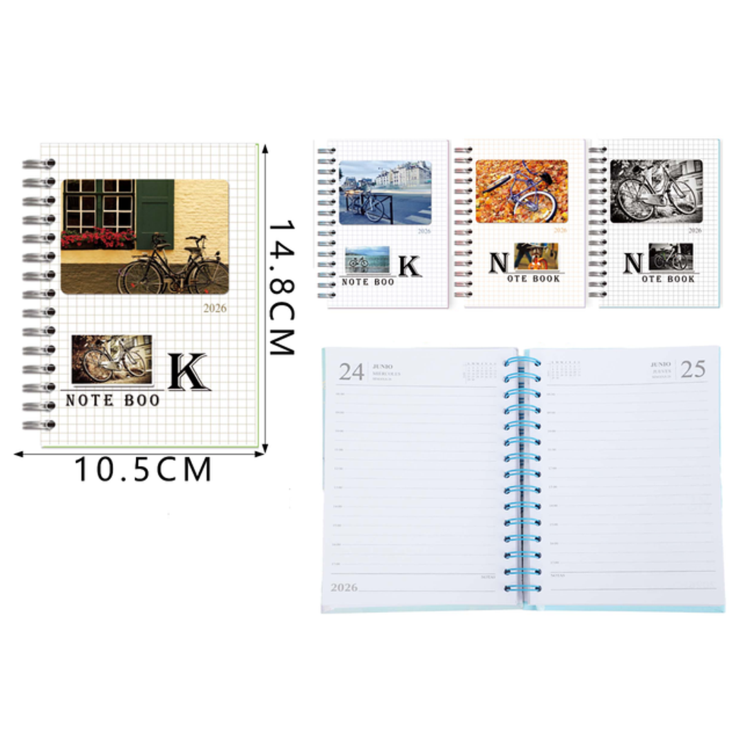 Agenda Bicicleta 2026 10.5*14.5Cm 1