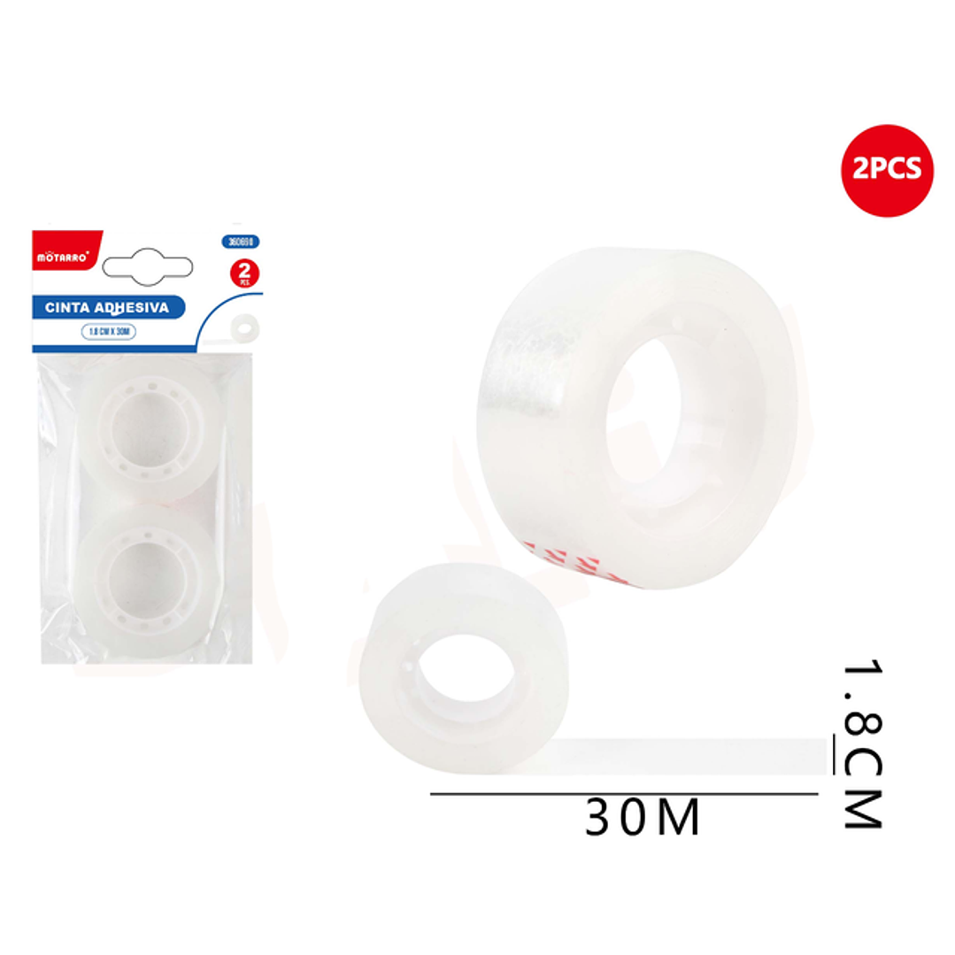 Cintas Adhesiva Scotch Transparente 18 mm × 30 m 1