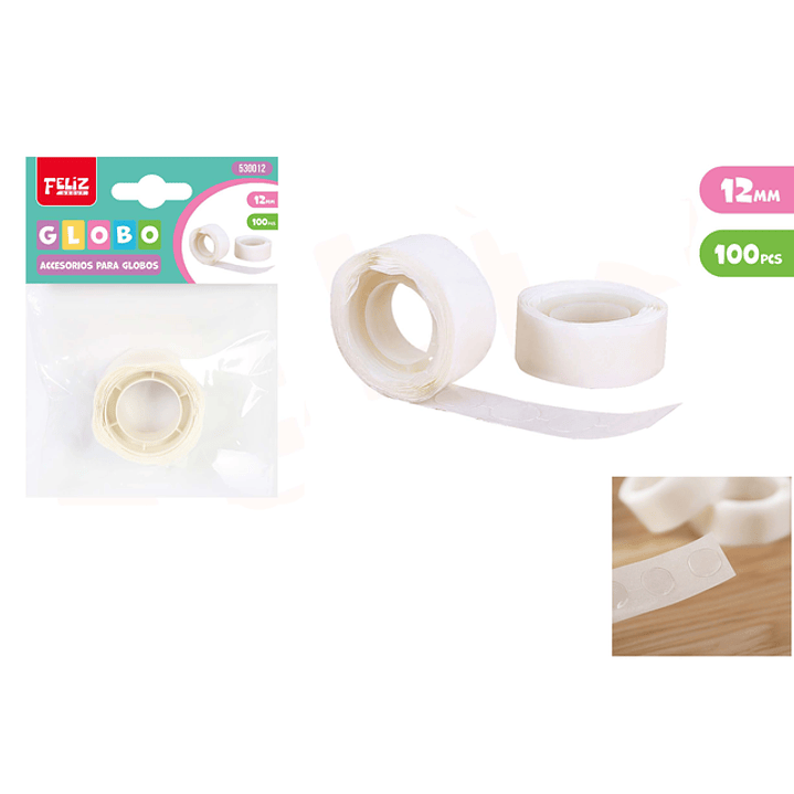 Pegamentos Para Globos De Gota 12Mm 100Pcs 1