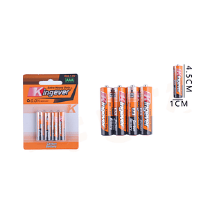 Pilas AAA R03 1.5V 4pcs