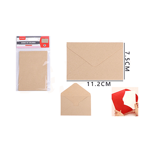 Sobres Kraft 11275Cm 12Pcs 1