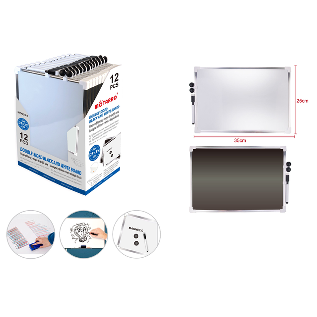Pizarra Magnética Duo con imán y plumón 25x35cm 1