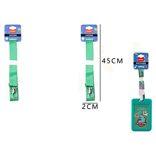 Lanyard Verde 2*45cm