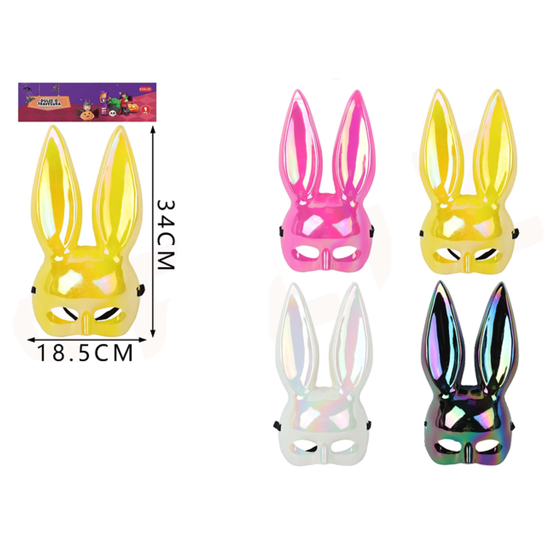 Mascara Conejo Colores 34Cm 1