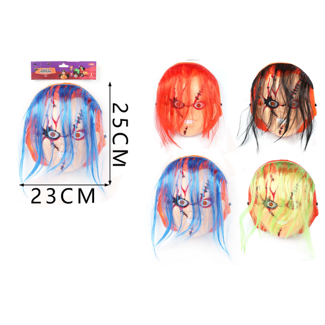 Mascara Muneco Con Pelo Halloween 1