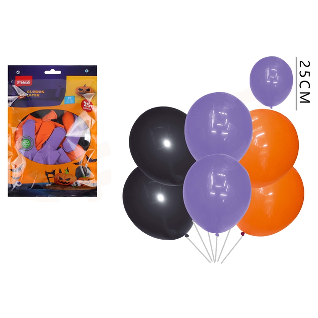 Globos Latex Surtido 25Cm 25Pcs 1