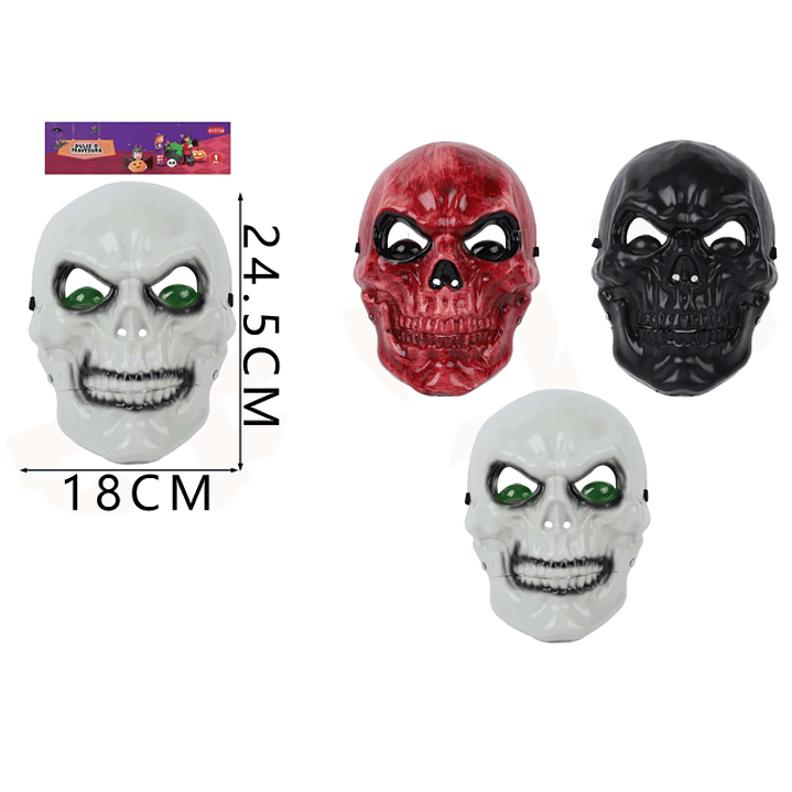 Mascara Esqueleto Halloween 1