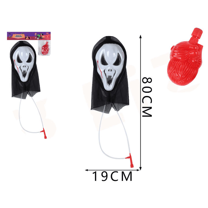 Mascara Gritar 2 Halloween 1