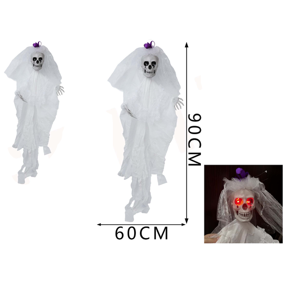 Colgante Novia Con Sonido Y Luz Halloween 1