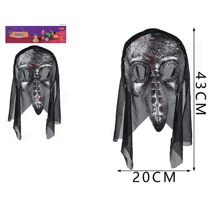 Mascara Cuervo Halloween 1