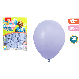 Globos Latex Vintage Lila 30Cm 20Pcs