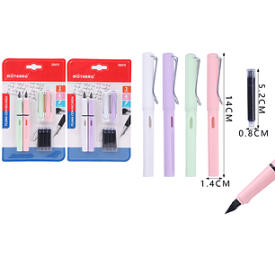 Pluma +Recambios 2+4pcs