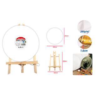 Canvas Redondo 20Cm Tripode