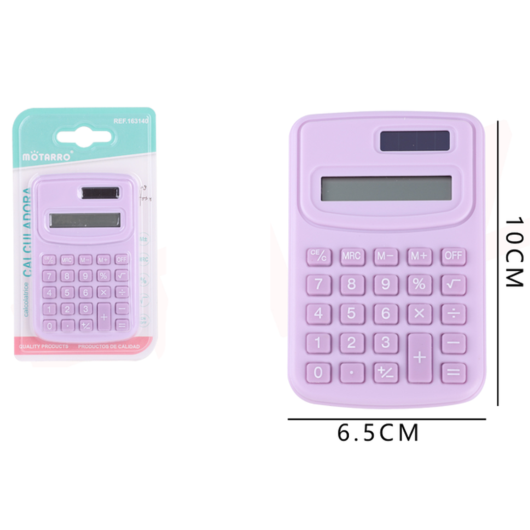 Calculadora morado macaron 1