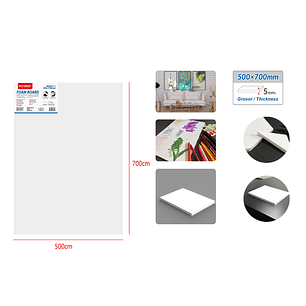 Tablero De Espuma Blanco 5070Cm 5Mm
