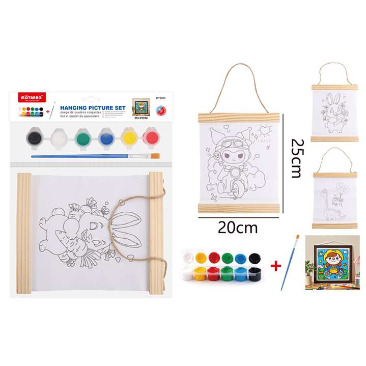 Set para pintar cuadros colgantes 1