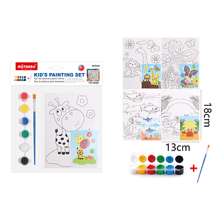 Set Para Pintar Carton