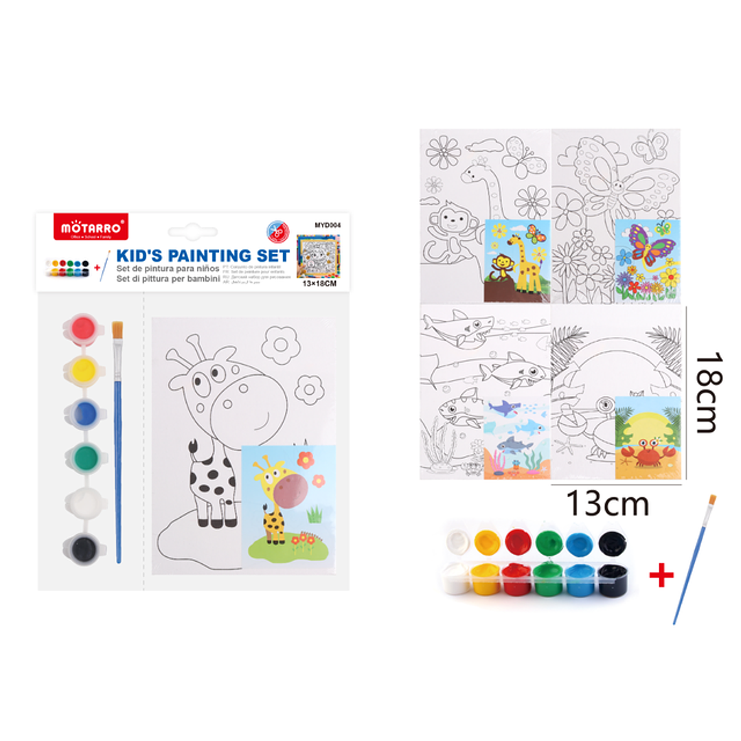 Set Para Pintar Carton 1