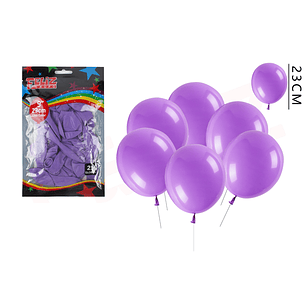 Globos lila 23cm 25pcs