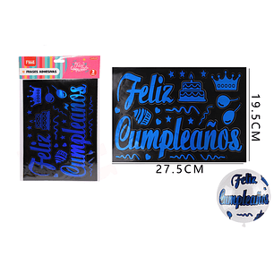 Sticker para globo de burbuja 19.5*27.5cm 2pcs
