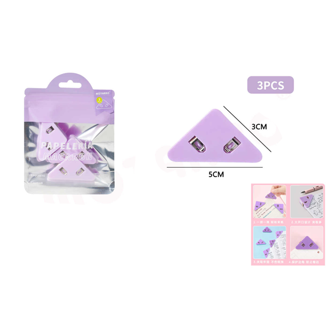 Pinza triangulo 5*3cm 3pcs 1