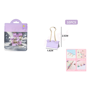 Pinza de papel 2.5*1.5cm 10pcs