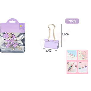 Pinza de papel 3.5*2cm 7pcs