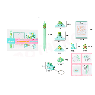 Set de articulos escolares