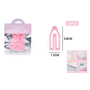 Clips de papel 4*1.5cm 20pcs