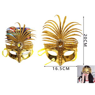 Mascara media cara para fiestas