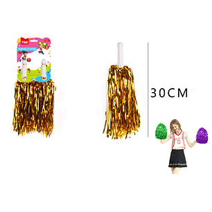 Ramo de porristas dorado 30cm