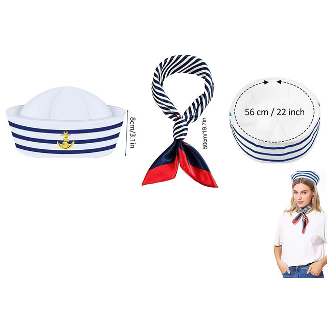 Sombrero+pañuelo seda de armada 1