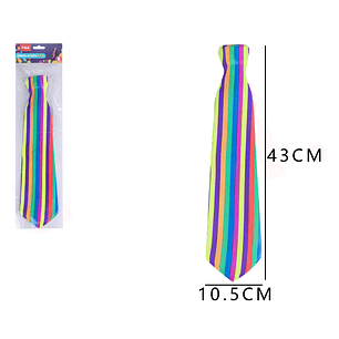 Corbata fluor de fiesta 6pcs