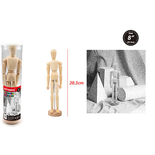 Maniquí Articulado Madera 8pul