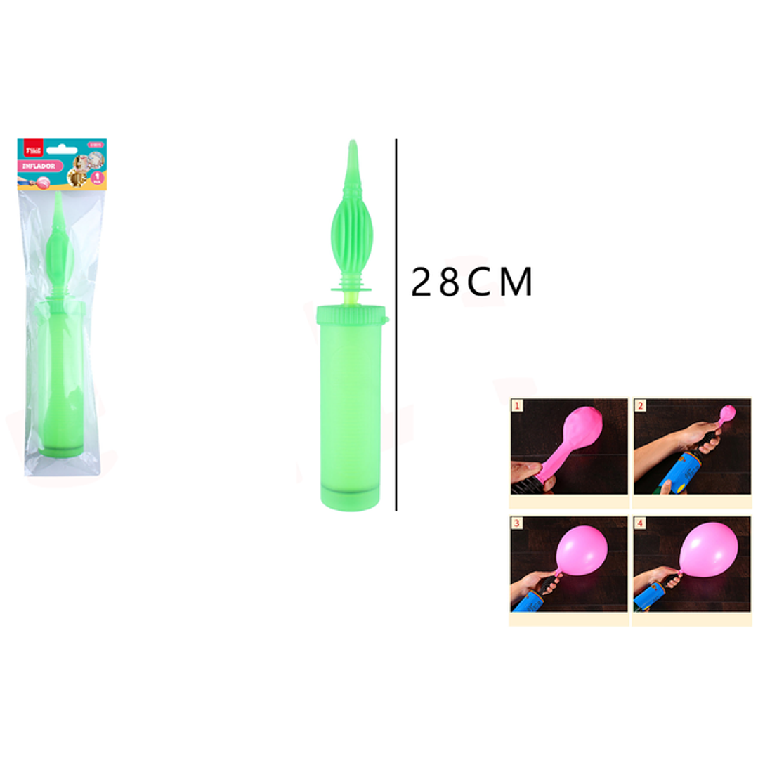 Inflador manual verde 1