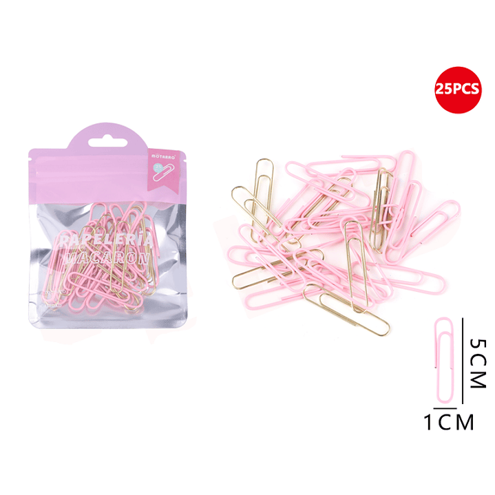 Clips de papel 50mm 25pcs 1