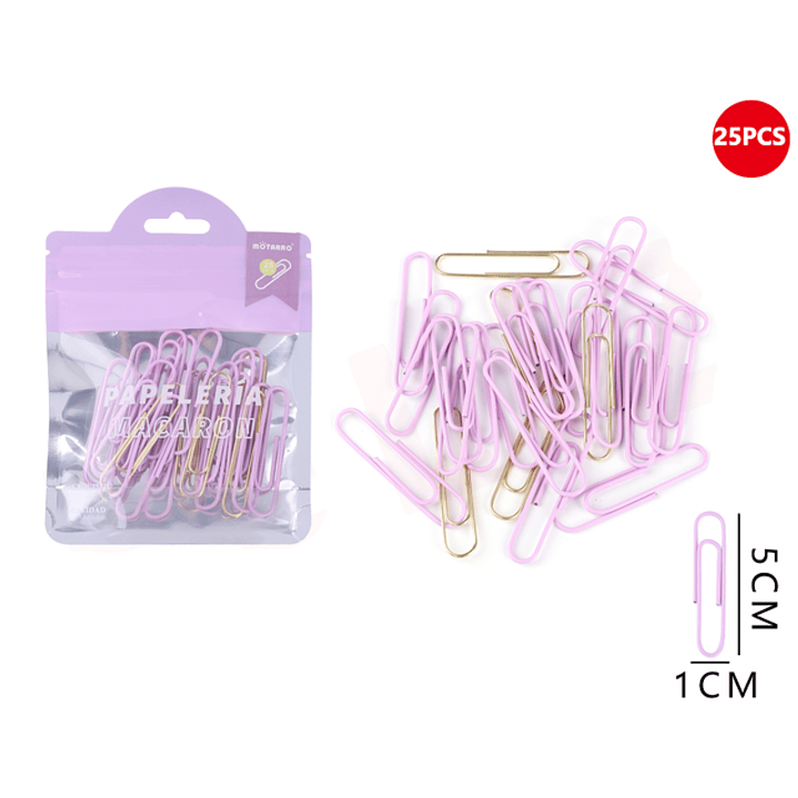 Clips de papel 50mm 25pcs 1