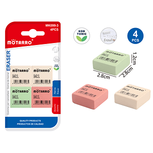 Gomas de borrar tpr 4pcs
