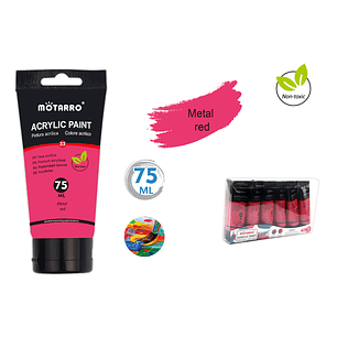 Pintura rojo metal 75ml