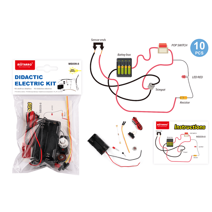 Set Circuito Electrico 10Pcs 1