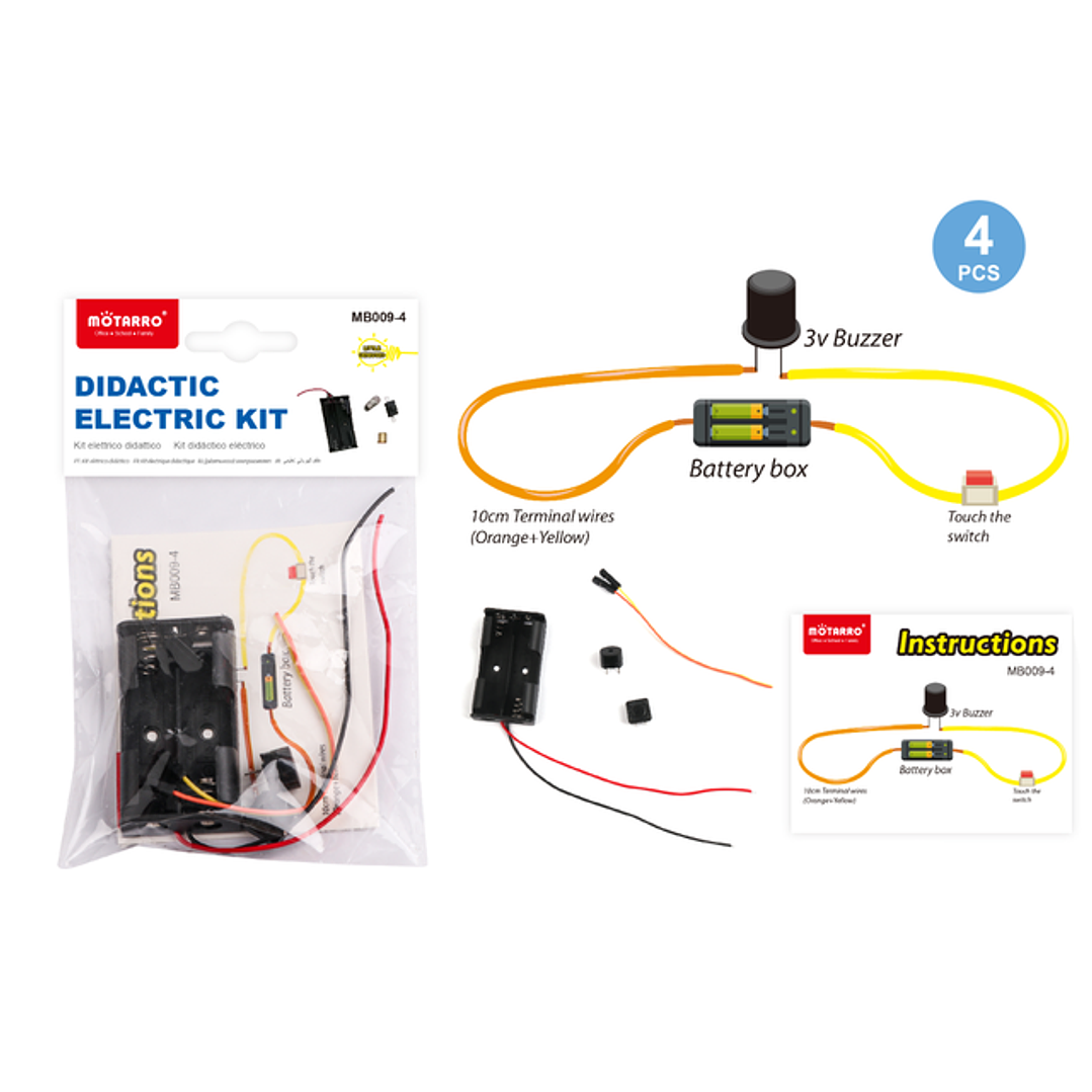 Set Circuito Electrico 4Pcs 2 1