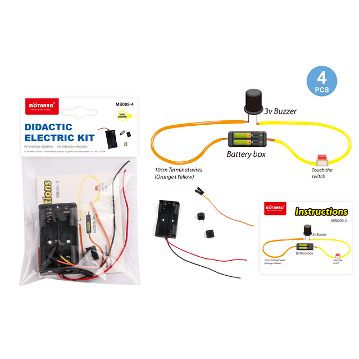 Set Circuito Electrico 4Pcs 2 1