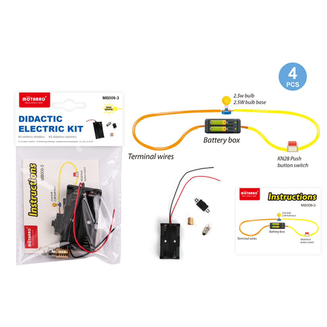 Set Circuito Electrico 4Pcs 1 1